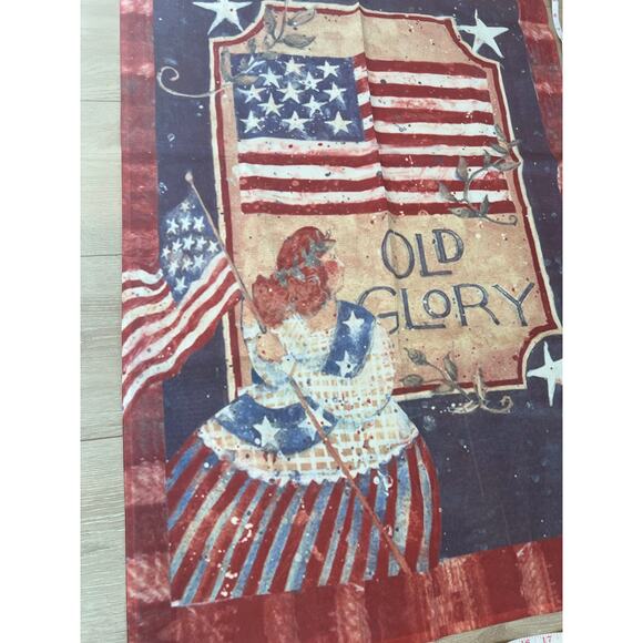 Vintage Outdoor Porch Flag Patriotic American Flag Old Glory USA JL - Picture 4 of 6